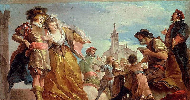 The Meeting of Gautier, Count of Antwerp, and his Daughter, Violante